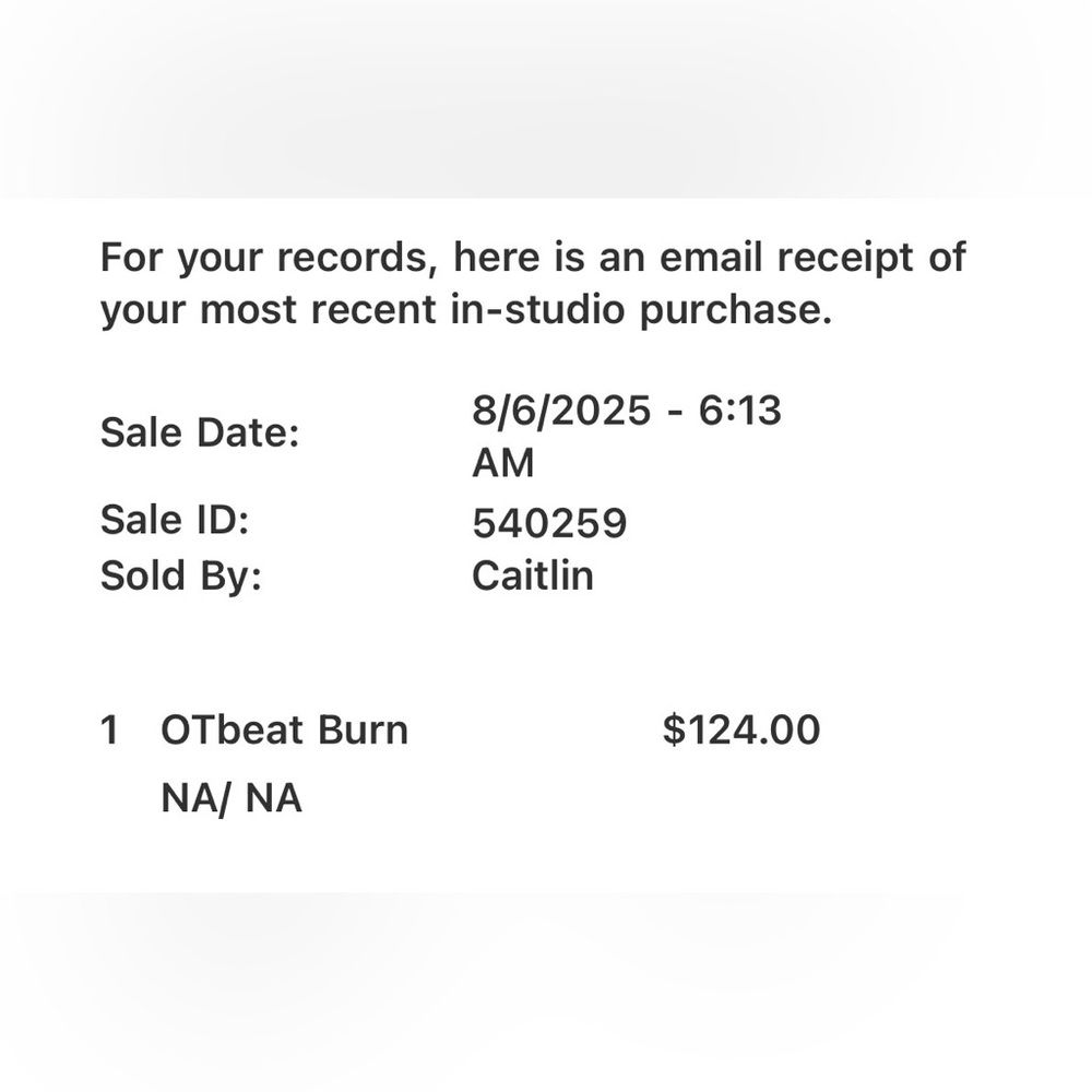 Orange Theory Burn OT beat Tracker - Picture 8 of 8